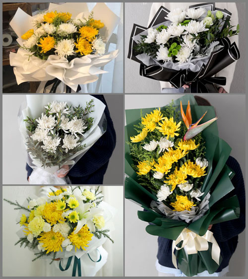 贵州毕节市大方县大方镇路塘村白事花束代送